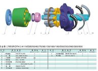 उच्च दबाव हाइड्रोलिक पंप स्पेयर पार्ट्स Rexroth A11VO130 A11VLO130